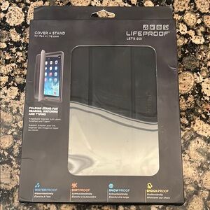 LifeProof Black Tablet Cover Rugged Protection iPad Air fre case. Water proof